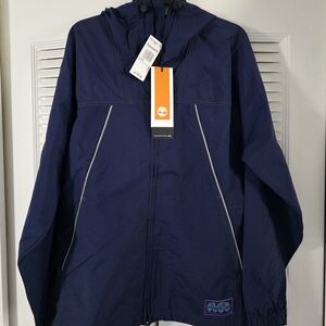 Timberland Navy Blue Hooded Jacket